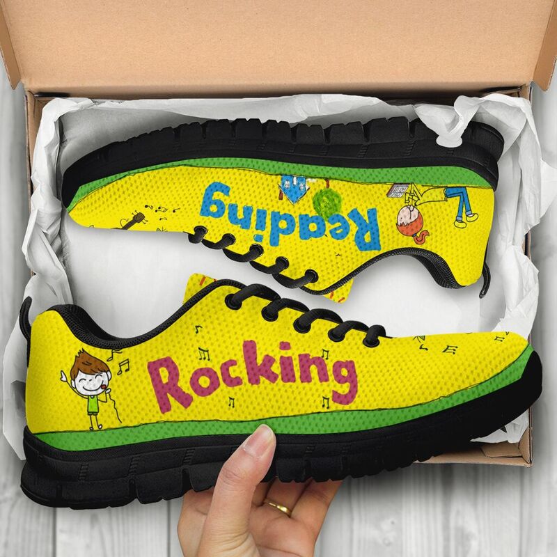 Reading Rocking Child Shoes Sneakers, Runni- Love Sneakers