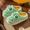 Cute Cow Cotton Slippers Female Couple Indoor