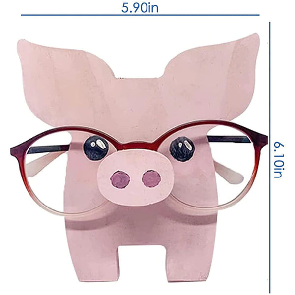 1 Pc Animal Glasses Rack Cute 3D Animal Wood Carvings Sunglass Display Rack Shelf Eyeglasses Show Stand Jewelry Holder Showcase