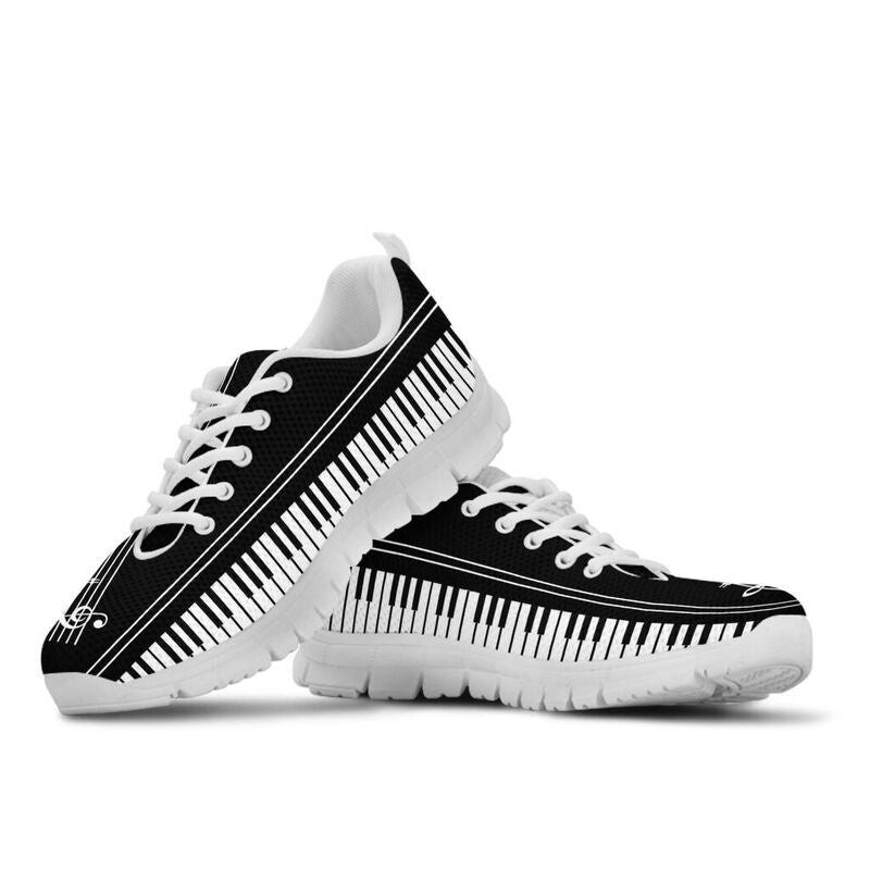 Music Note Shet Shoes Sneakers, Running Shoes, Shoes For Women, Shoes For Men, Custom Shoes,- Love Sneakers