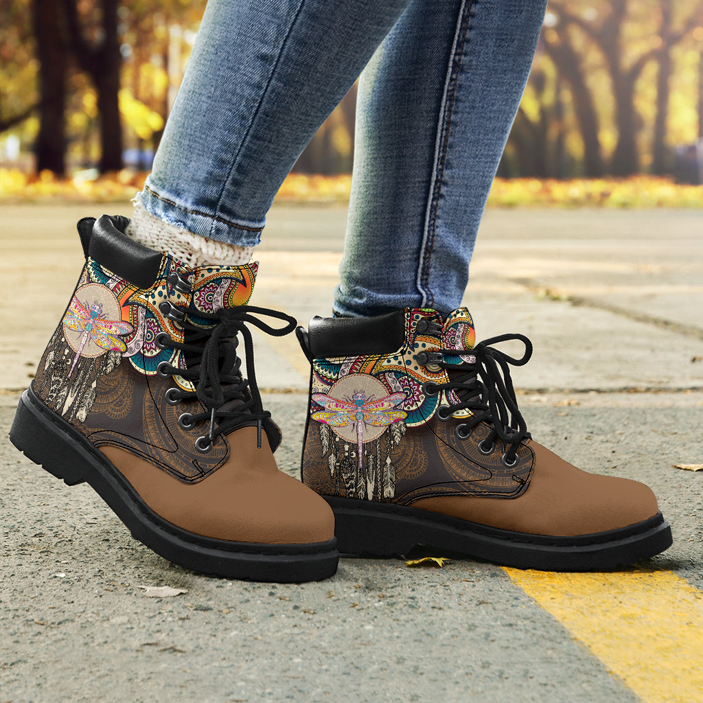 Dragonfly Henna Paisley Color Asboot - Tl - Love All Season Boots
