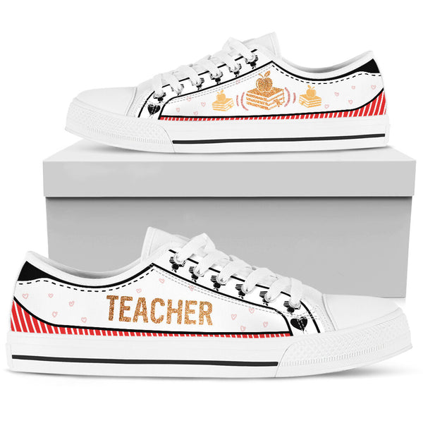 Cute Teacher - Low Top Shoe - Love Love Top Shoes