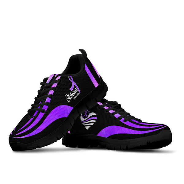 Alzheimer Awareness Sneakers, Running - Love Sneakers