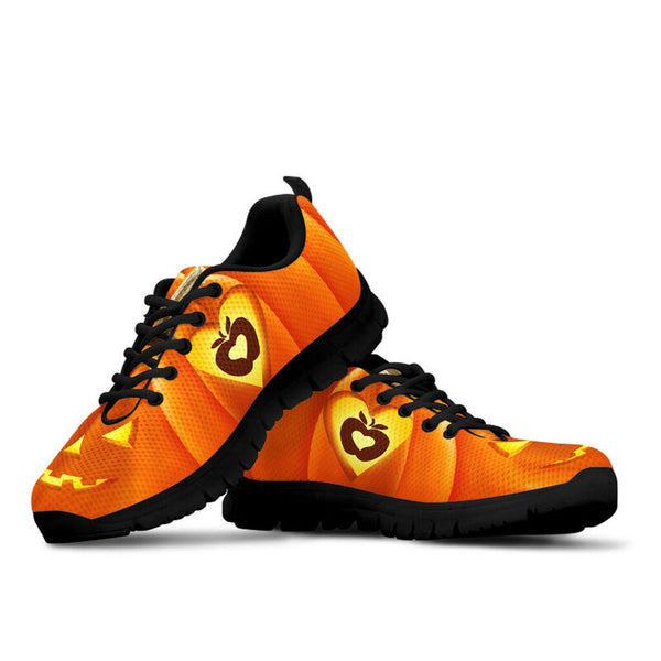 Teacher Pumpkin Shoes Sneakers, Running Shoes, Shoes For Women, Shoes For Men, Custom Shoes,- Love Sneakers