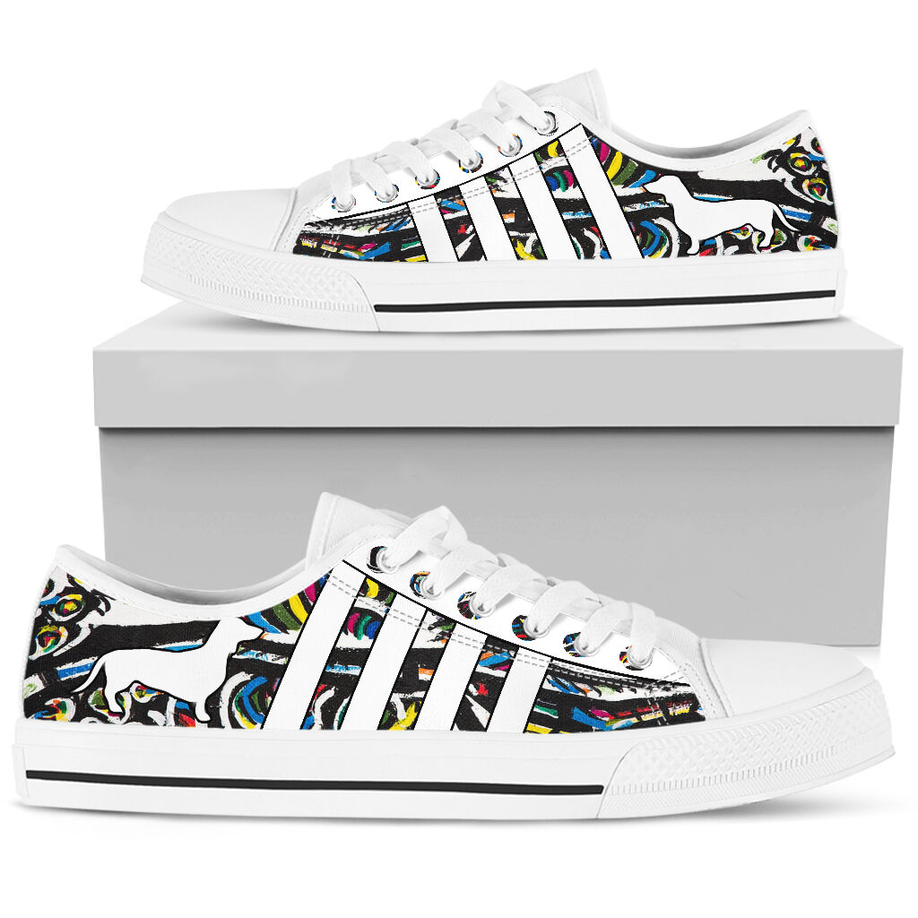 Dachshund Color Wall - Low Top - Nnd Shoe - Love Love Top Shoes