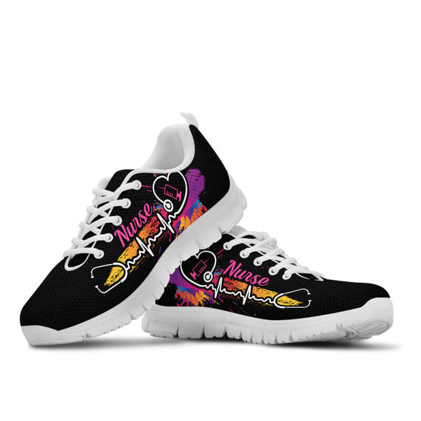 Nurse Hb Art Sneakers, Running Shoes, Shoes For Women, Shoes For Men, Custom Shoes, L- Love Sneakers