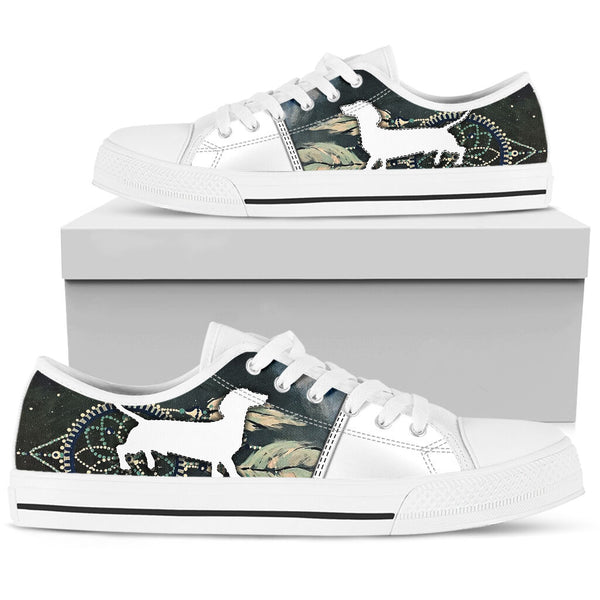Dachshund Dream Night - Low Top Shoe - Love Love Top Shoes