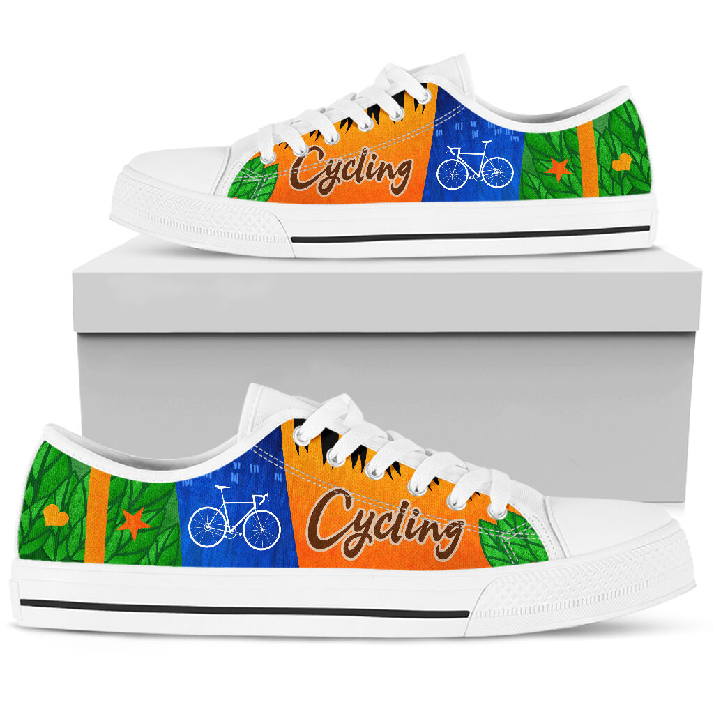 Cycling Three Color - Low Top Shoe - Love Love Top Shoes