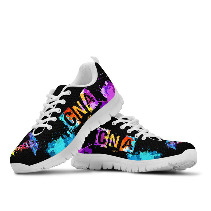 Cna Love Art Sole Black Kd Sneakers, Running Sh- Love Sneakers
