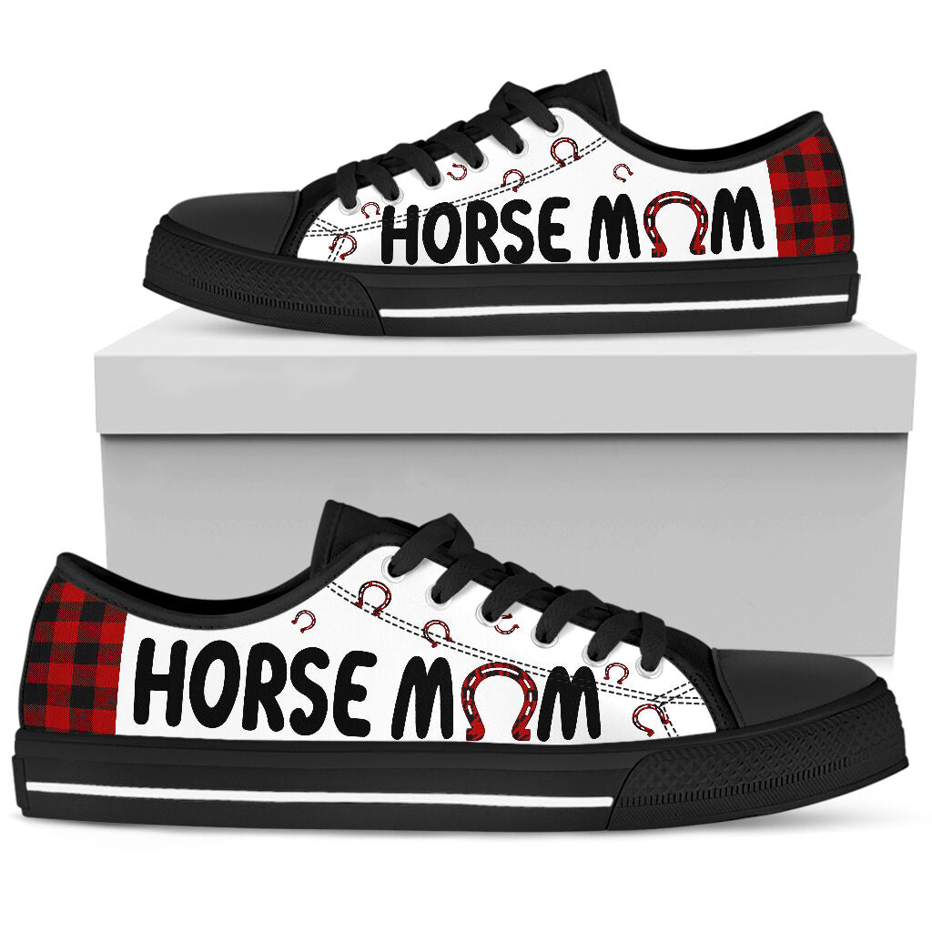 Horse Mom Paid Low Top  Shoes
