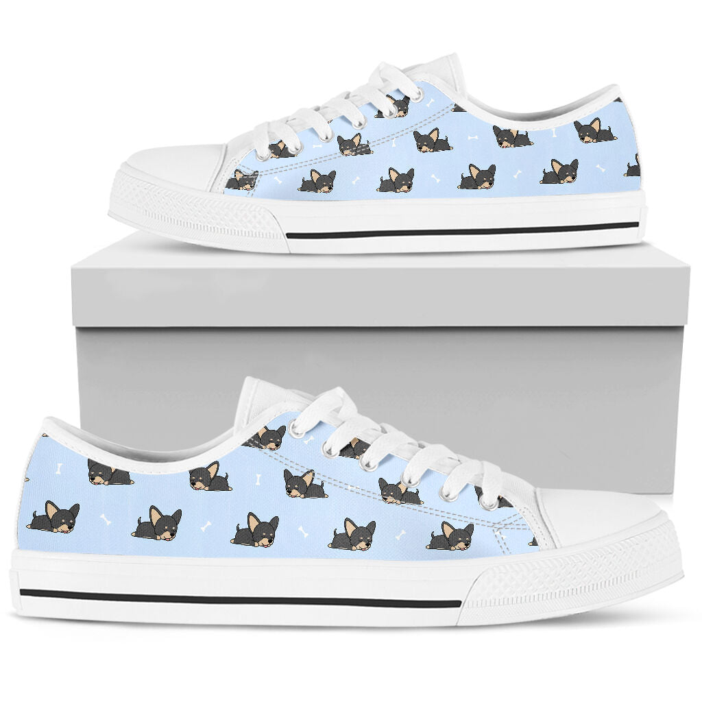 Chihuahua Lazy Pattern Low TopShoes