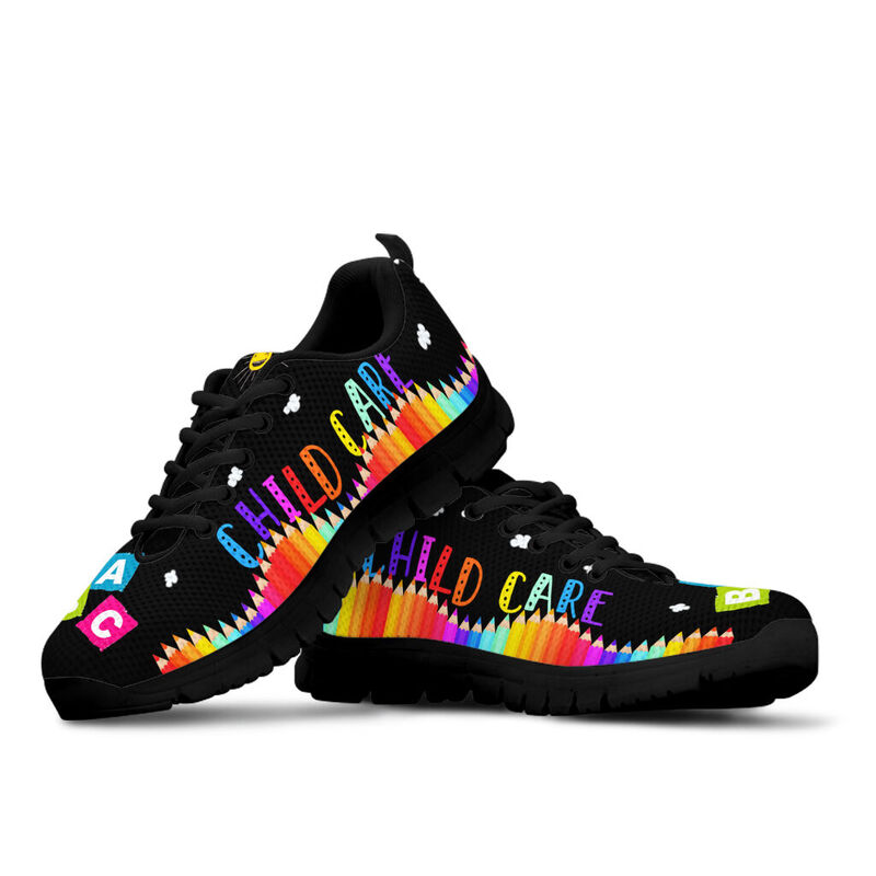 Child Care Crew Abc Sneakers, Running Shoes- Love Sneakers