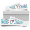 Cow Leafy Doodle - Low Top Shoe - Love Love Top Shoes