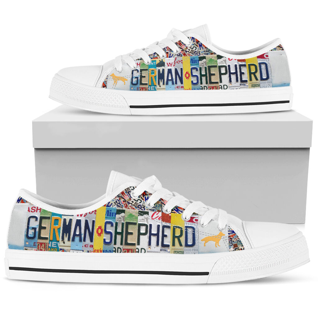 German Shepherd Low Top Shoes - Love Low Top Shoes
