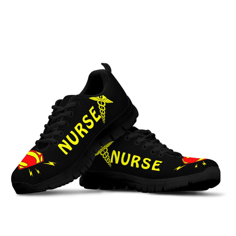 Nurse- What's Your Superpower Sneakers, Running Shoes, Shoes For Women, Shoes For Men, Cust- Love Sneakers