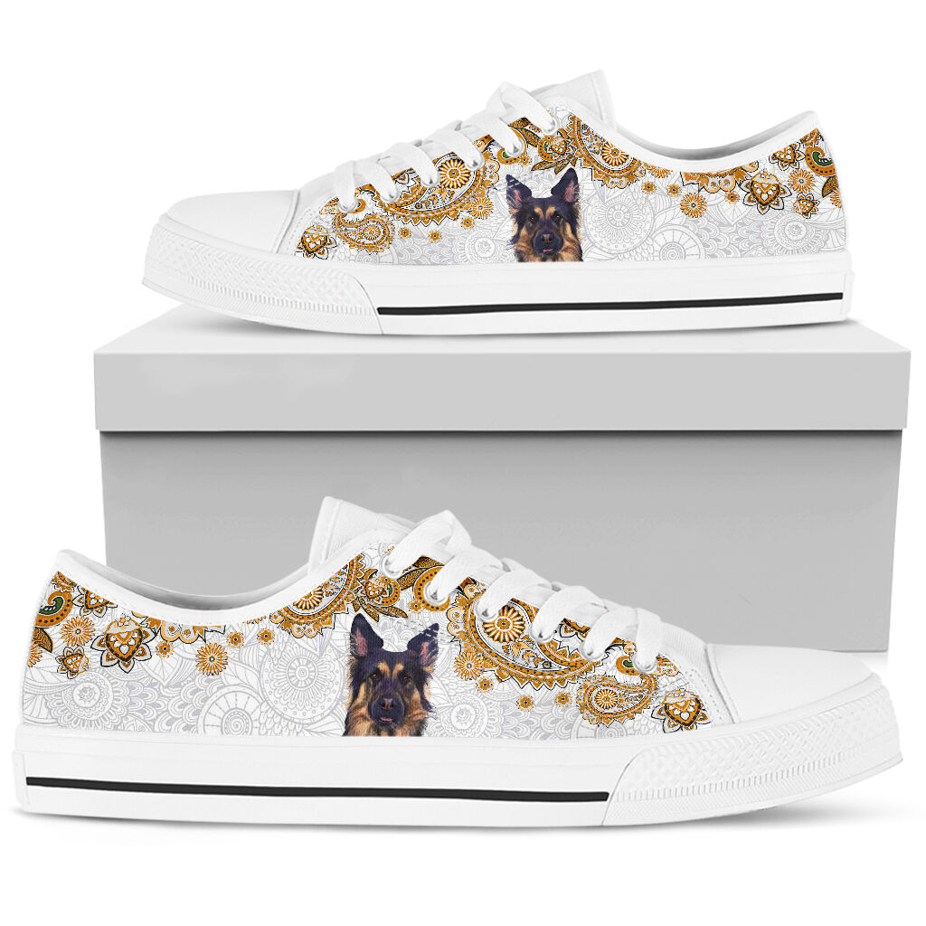 German Shepherd Low Top Shoe - Love Love Top Shoes