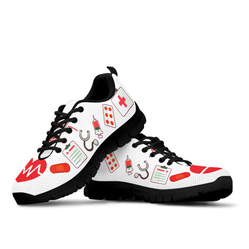 Nurse Sneakers, Runni- Love Sneakers