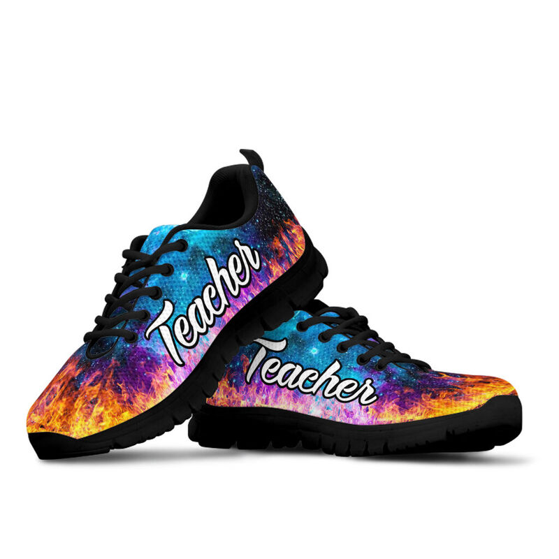 Teacher- Galaxy- Fire Kd Sneakers, Running Shoes, Shoes For Women, Shoes For Men, Custom Sh- Love Sneakers