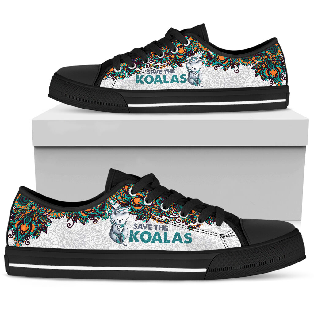 Save The Koalas - Koalas Low Top Shoe - Love Love Top Shoes