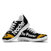 Teacher The Power Sneakers, Running Shoes, Shoes For Women, Shoes For Men, Custom Shoes, L- Love Sneakers