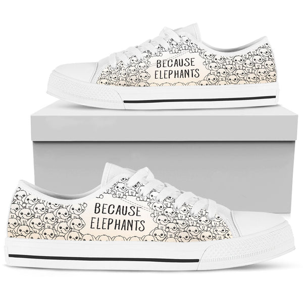 Beacause Elephants Low Top 2 Shoes