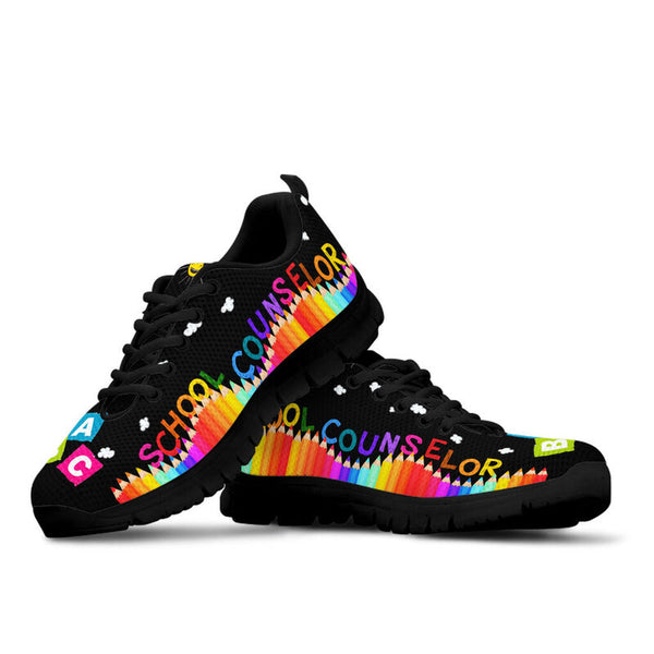 School Counselor Abc Black Sneakers, Runni- Love Sneakers