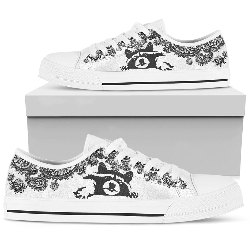 Raccoon - Low Top Shoe - Love Low Top Shoes