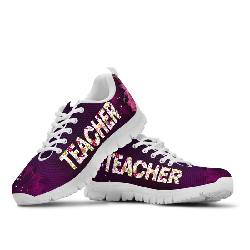 Teacher Mom Shoes Sneakers, Runni- Love Sneakers