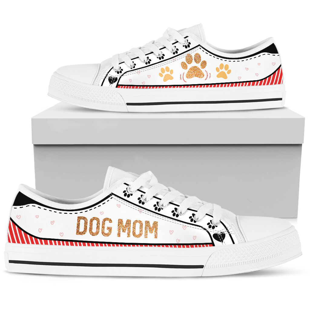 Cute Dog Mom - Low Top Shoe - Love Love Top Shoes