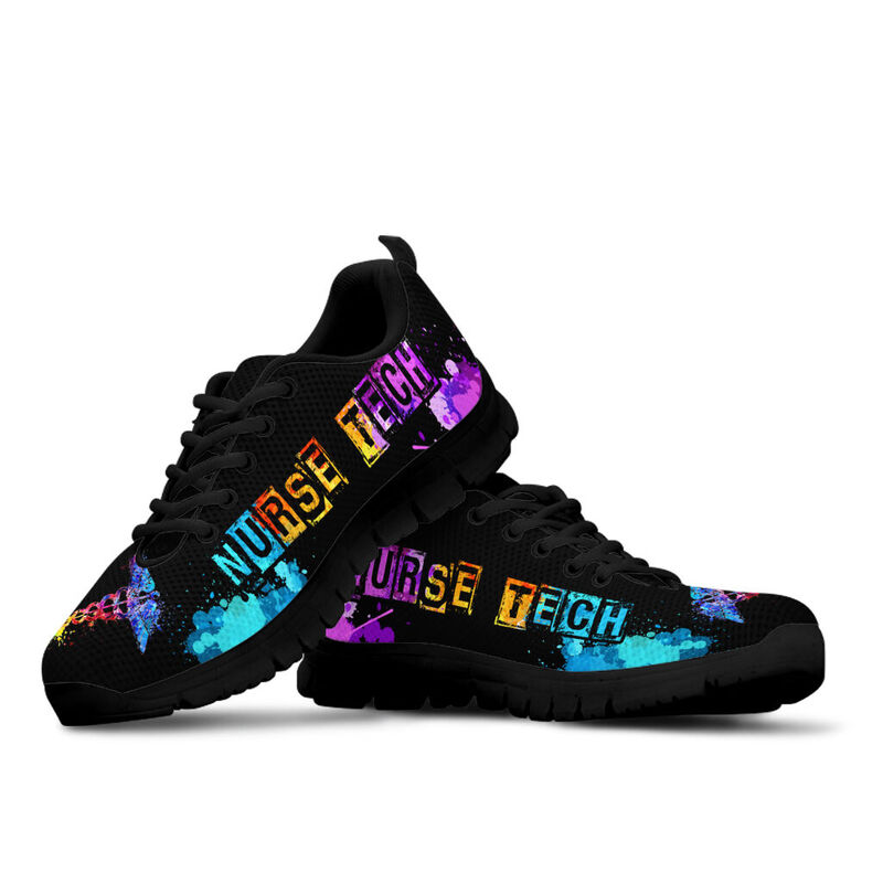 Nurse Tech Art Hb Kd Sneakers, Running Shoes, Shoes For Women, Shoes For Men, Custom Shoes,- Love Sneakers