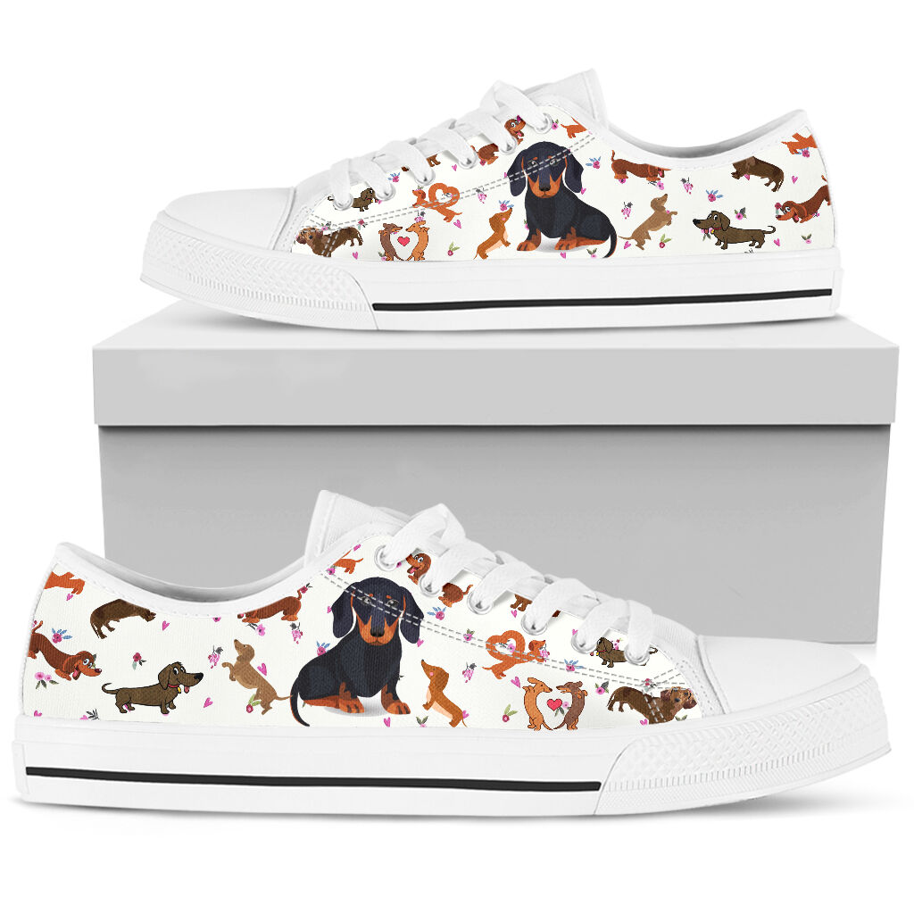 Dachshund Low Top - Dt04 Shoe - Love Love Top Shoes