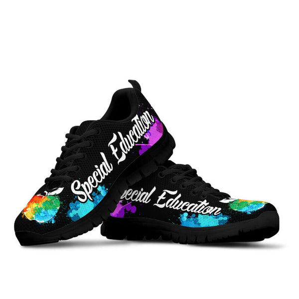 Special Education Art Color Black Soles Sneakers, Running Shoes, Shoes For Women, Shoes For - Love Sneakers