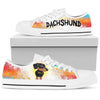 Dachshund Color Halftone - Low Top - Nnd Shoe - Love Love Top Shoes