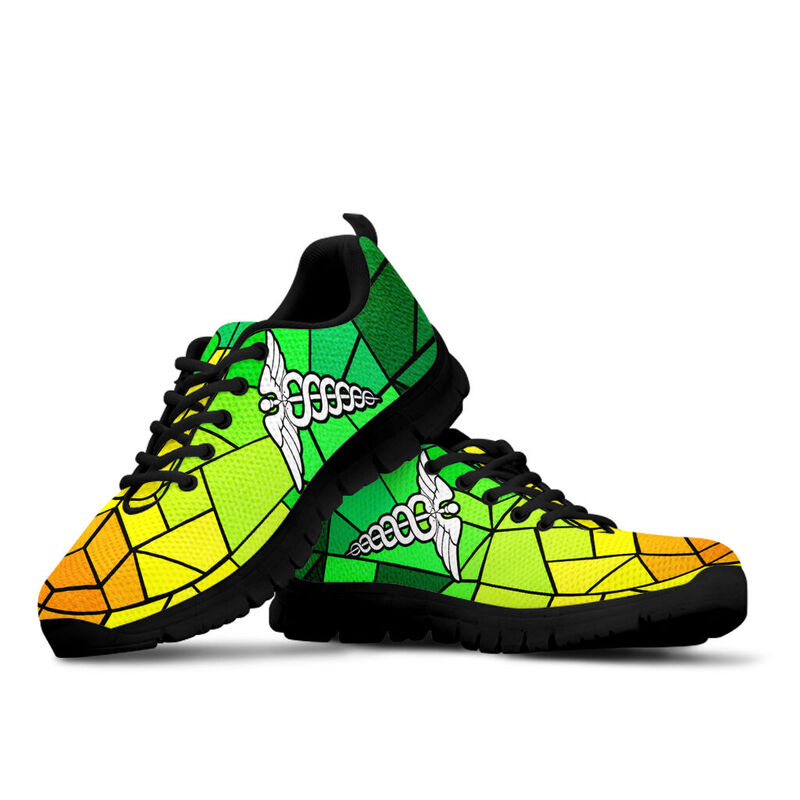 Nurse Green Yellow Gl Kd Sneakers, Running Shoes, Shoes For Women, Shoes For Men, Custom Sh- Love Sneakers