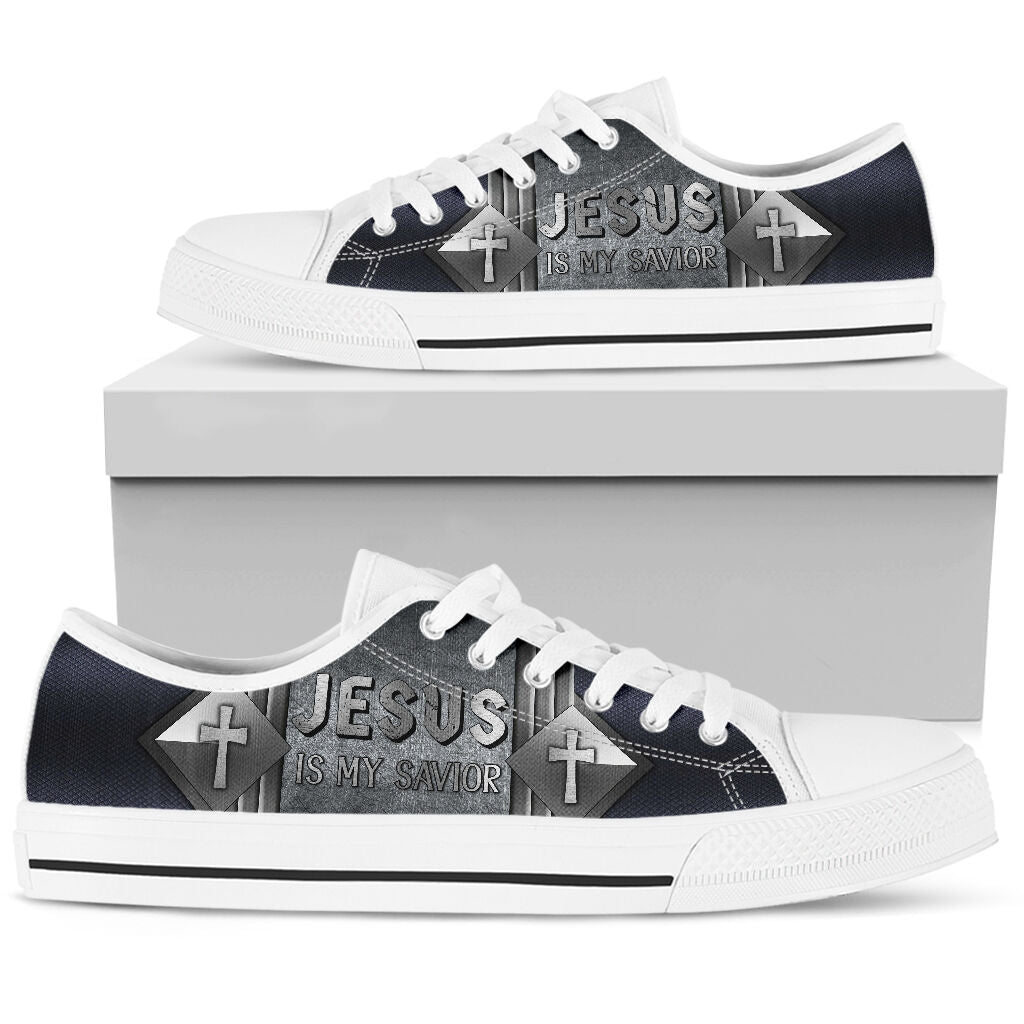 Jesus Is My Savior Lowtop Shoe - Love Love Top Shoes