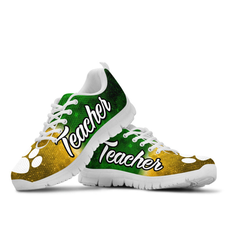 Teacher Paw Sneakers, Running Shoes, Shoes For Women, Shoes For Men, Custom Shoes, L- Love Sneakers