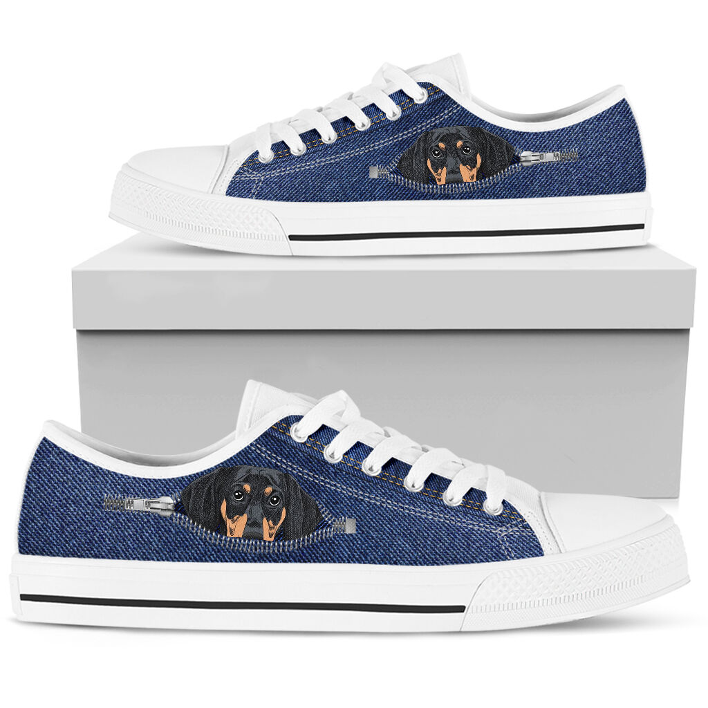 Dachshund Shoes Low Top Shoes - Love Low Top Shoes
