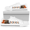 Dachshund Cartoon - Low Top Shoe - Love Love Top Shoes