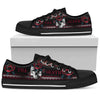 Skull Rose Low Top Shoe - Love Low Top Shoes