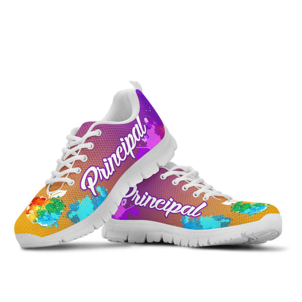 Principal Art Purple Gold Kd Sneakers, Runni- Love Sneakers