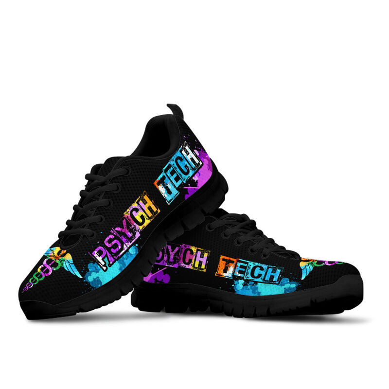 Psych Tech Love Art Shoes Sneakers, Running Shoes, Shoes For Women, Shoes For Men, Custom Sh- Love Sneakers