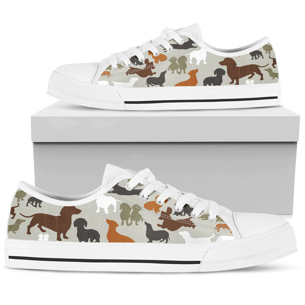 Dachshund Low Top Shoe - Love Love Top Shoes