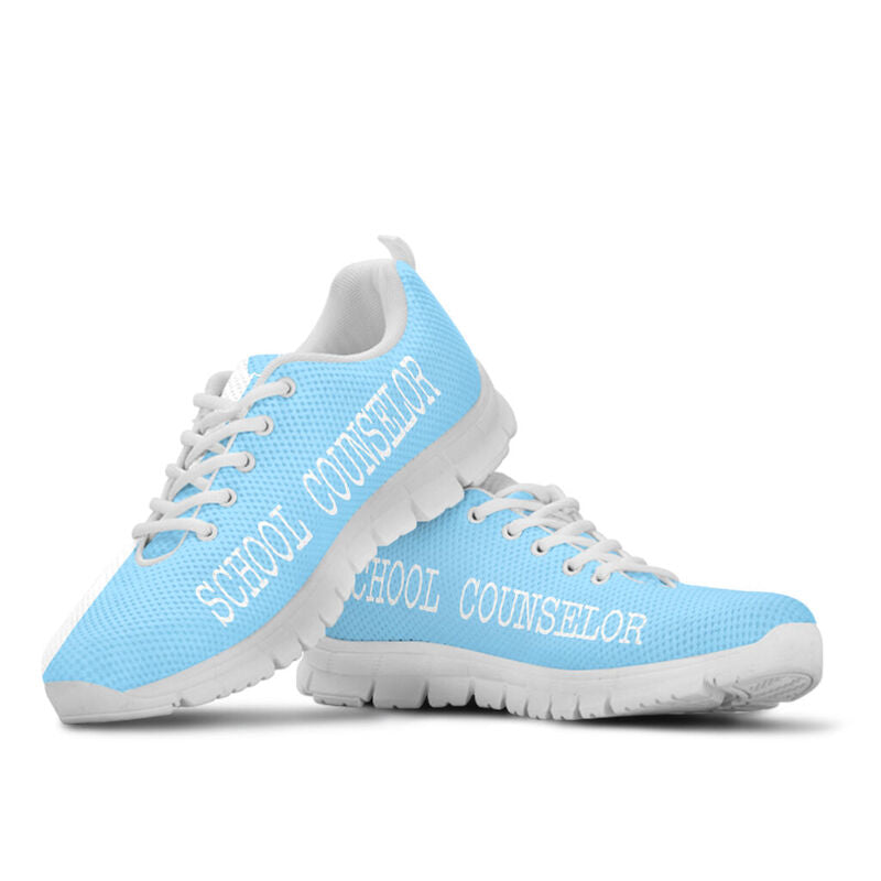 School Counselor Strong Columbia Blue White Kd Sneakers, Runni- Love Sneakers
