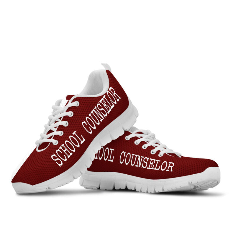 School Counselor Maroon White Kd Sneakers, Running Shoes, Shoes For Women, Shoes For Men, Cu- Love Sneakers