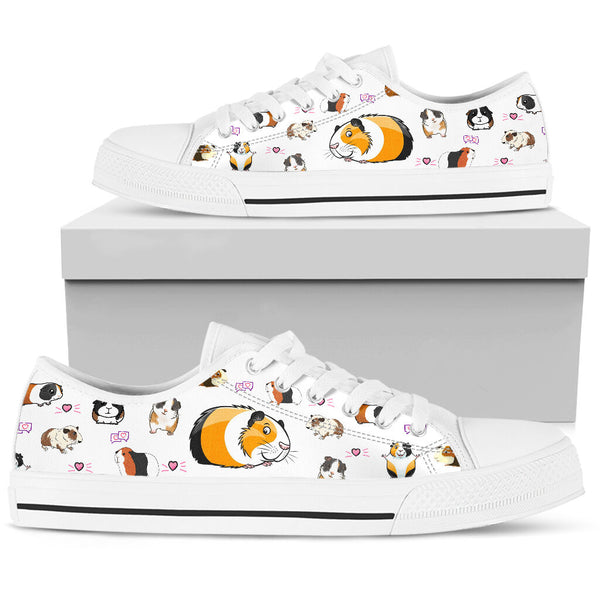 Guinea Pig White - Low Top Shoe - Love Love Top Shoes