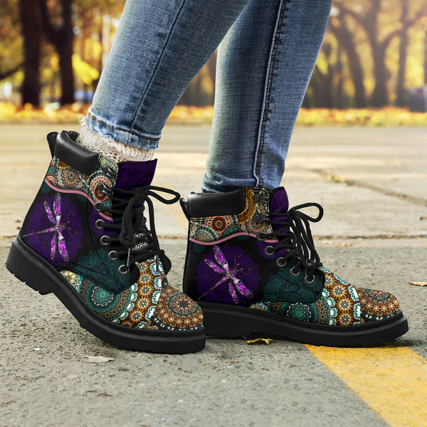 Dragonfly - Vintage Mandala Asboot Sky Kd - Love All Season Boots