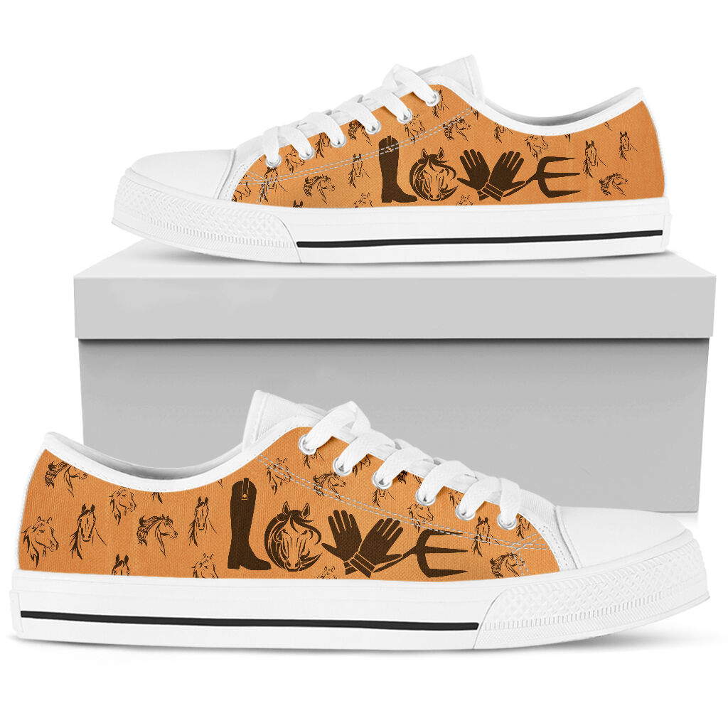 Horse - Love Low Top Shoes