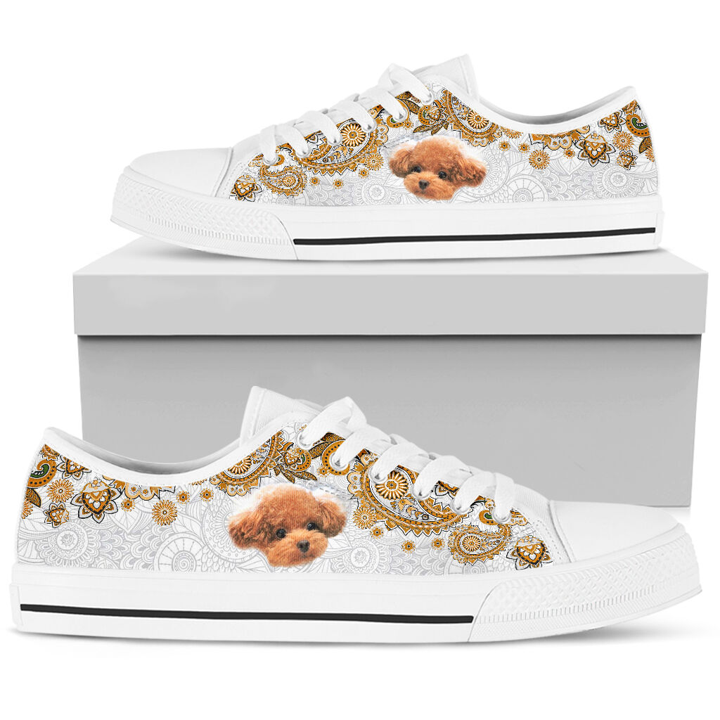Poodle Low Top Shoe - Love Love Top Shoes