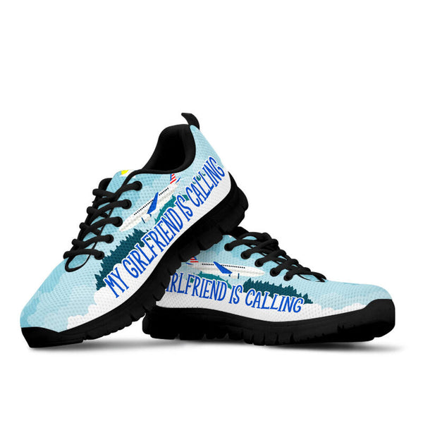 My Girlfriend Is Calling And I Must Go Sneakers, Running Shoes, Shoes For Women, Shoes For - Love Sneakers