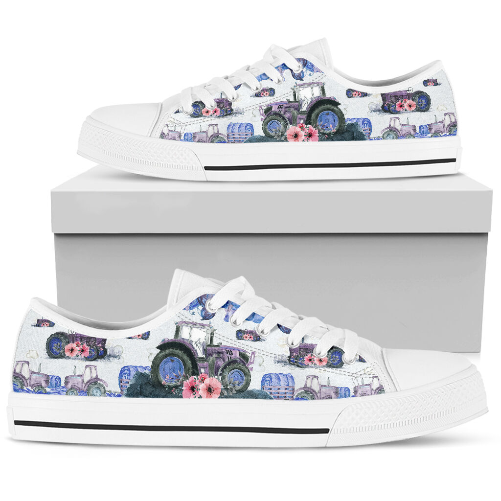 Farming - Tractor - Low Top Shoe - Love Love Top Shoes